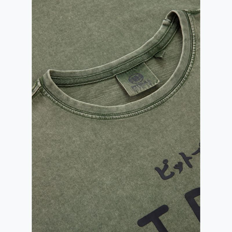 Tricou pentru bărbați Pitbull West Coast Bravery olive