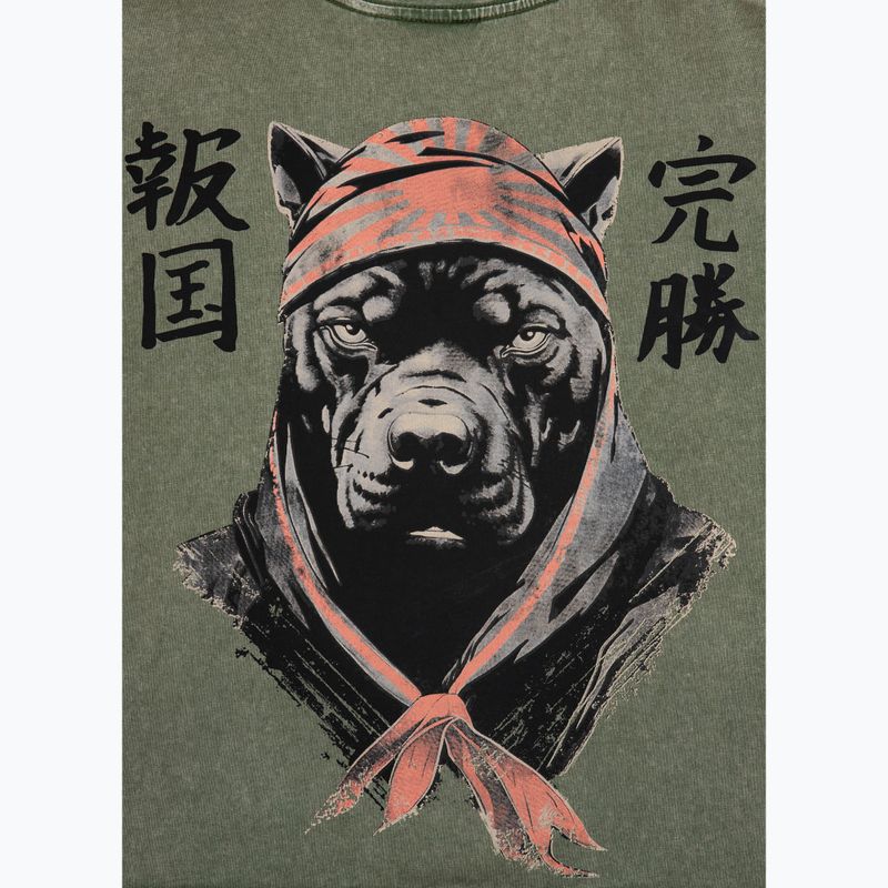 Tricou pentru bărbați Pitbull West Coast Bravery olive