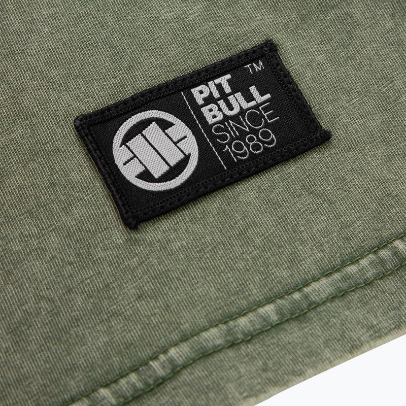 Tricou pentru bărbați Pitbull West Coast Bravery olive