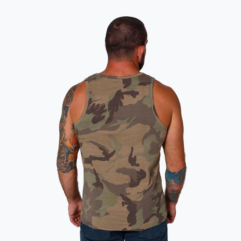 Tricou pentru bărbați Pitbull Small Hilltop Tank Top woodland camo 3