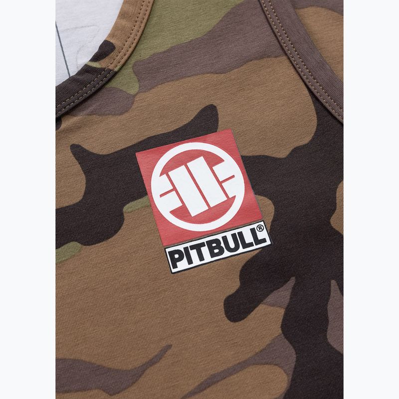 Tricou pentru bărbați Pitbull Small Hilltop Tank Top woodland camo 7