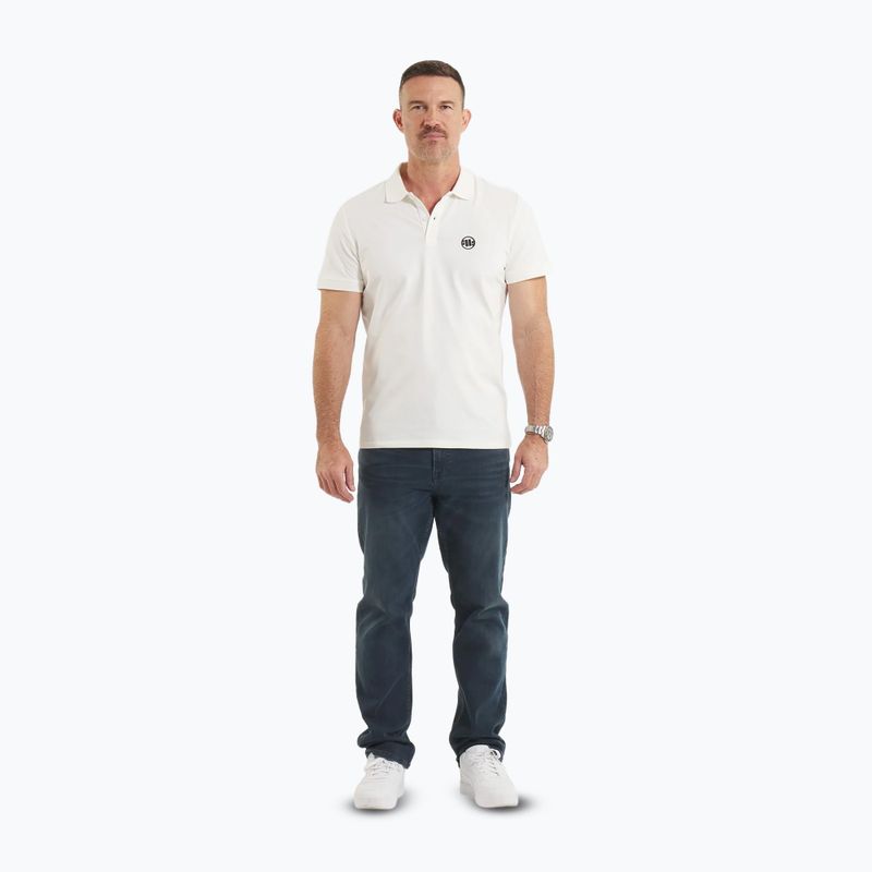 Tricou polo pentru bărbați Pitbull West Coast Polo Jersey Small Logo white 2