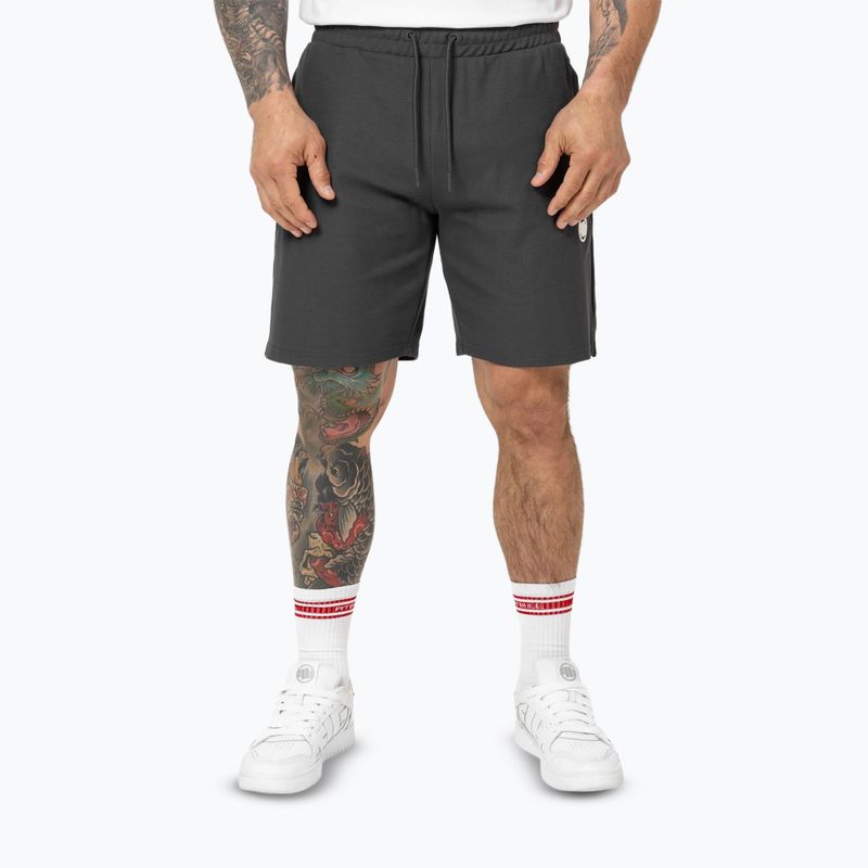Pantaloni scurți pentru bărbați Pitbull West Coast Pique Rockey graphite 6