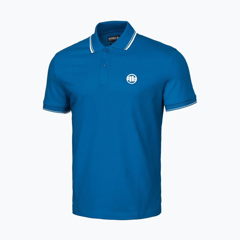 Tricou polo pentru bărbați Pitbull Polo Pique Stripes Regular royal blue 4