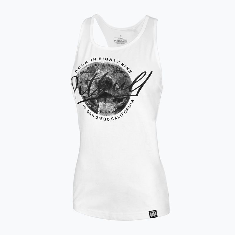 Tank top pentru femei Pitbull West Coast Pretty white