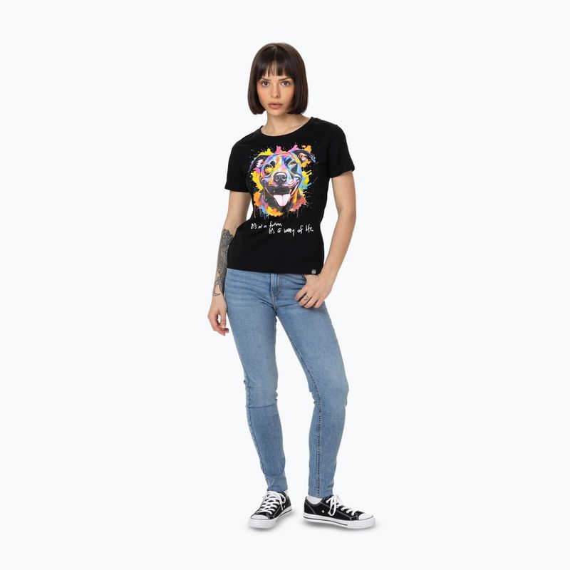 Tricou pentru femei Pitbull West Coast Watercolor black 2