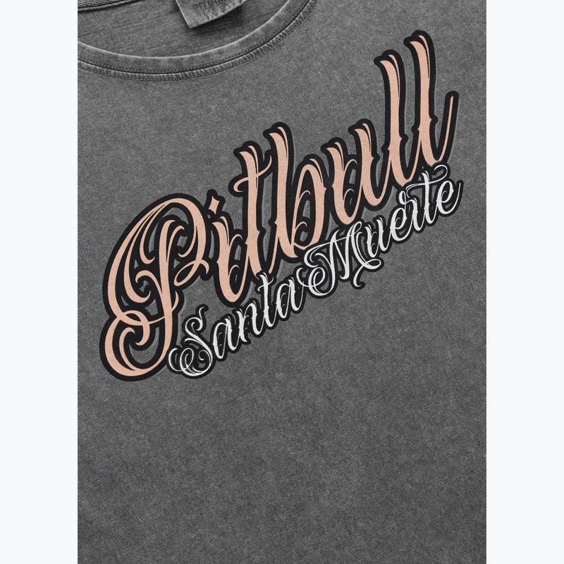 Tricou pentru bărbați Pitbull West Coast Santa Muerte graphite 3