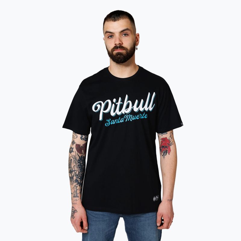 Tricou pentru bărbați Pitbull West Coast Santa Muerte black