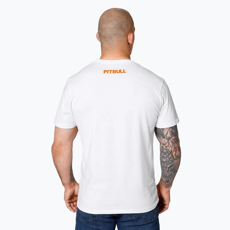 Pitbull West Coast West Coast Orange Dog 24 tricou alb pentru bărbați