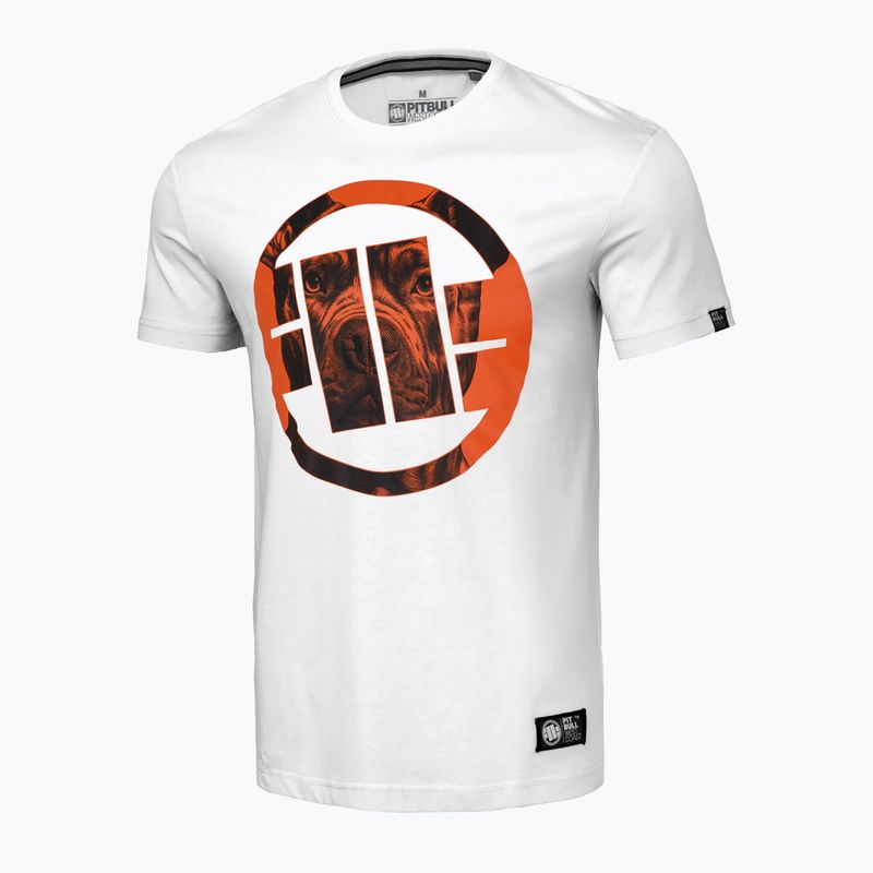 Pitbull West Coast West Coast Orange Dog 24 tricou alb pentru bărbați