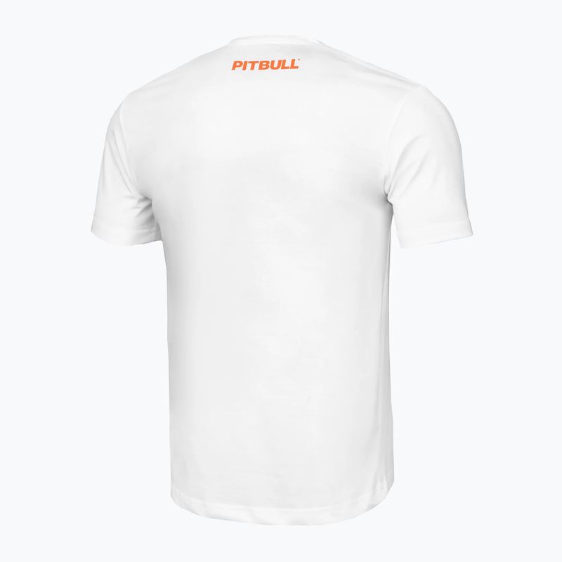 Pitbull West Coast West Coast Orange Dog 24 tricou alb pentru bărbați