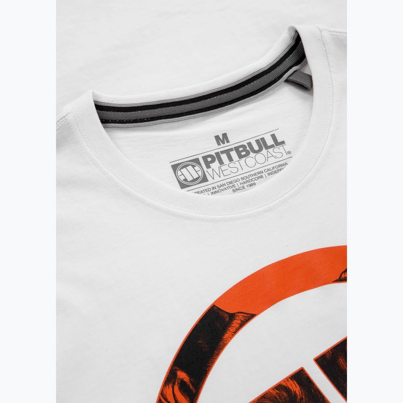 Pitbull West Coast West Coast Orange Dog 24 tricou alb pentru bărbați