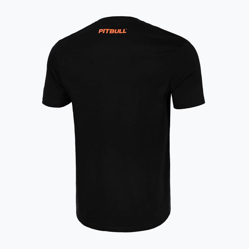 Pitbull West Coast West Coast Orange Dog 24 negru tricou pentru bărbați 5