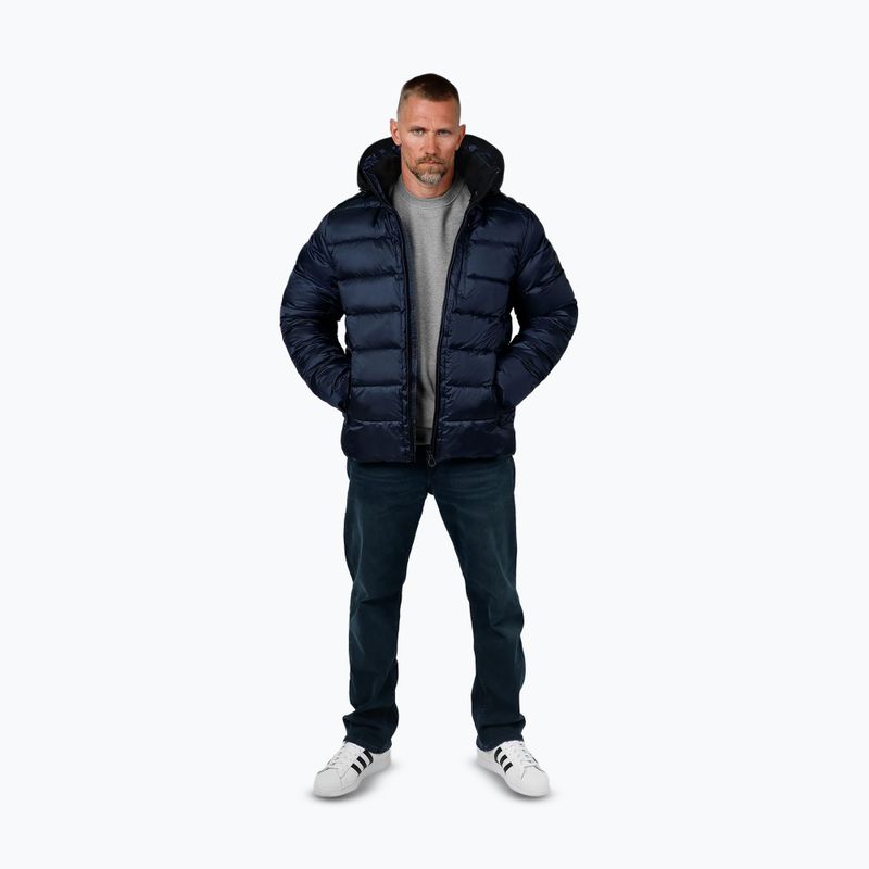Geacă de iarnă pentru bărbați Pitbull Barles Ribstop Padded Hooded dark navy 2