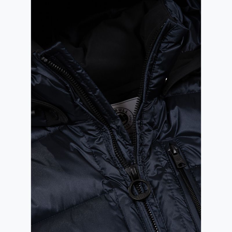 Geacă de iarnă pentru bărbați Pitbull Barles Ribstop Padded Hooded dark navy 3