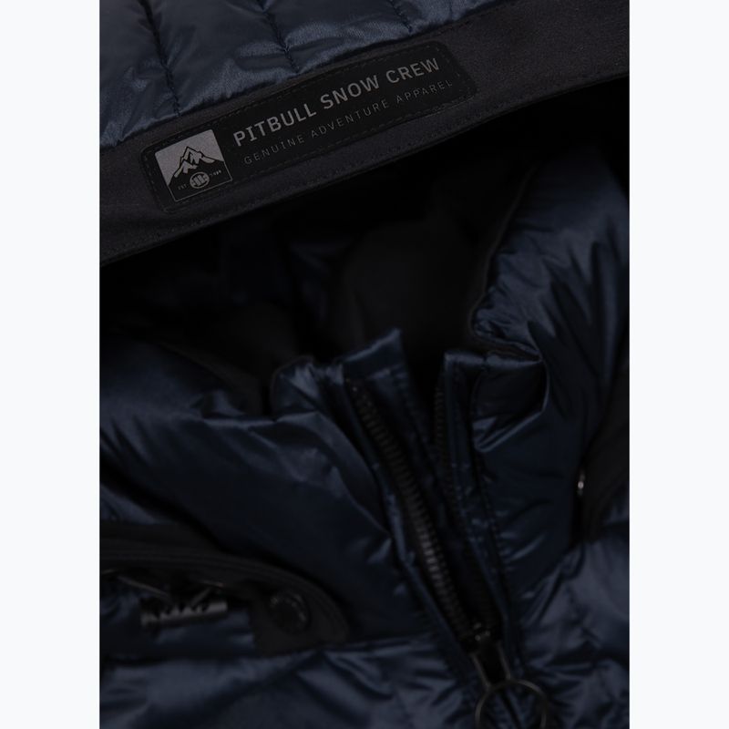 Geacă de iarnă pentru bărbați Pitbull Barles Ribstop Padded Hooded dark navy 5