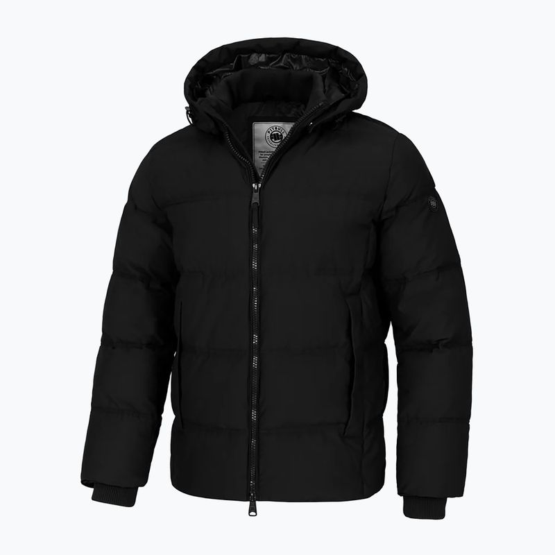 Geacă de iarnă pentru bărbați Pitbull Duncan Quilted Hooded black 5