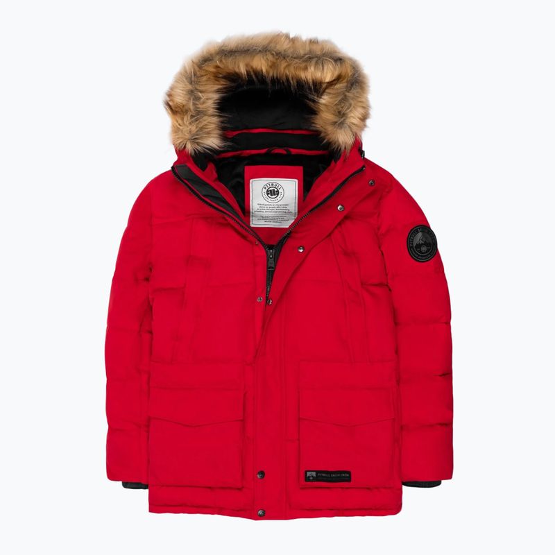 Geacă pentru bărbați Pitbull Forest Hooded Parka red 5