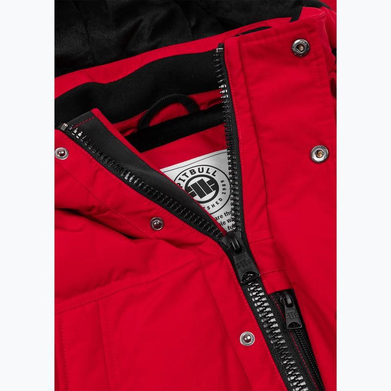 Geacă pentru bărbați Pitbull Forest Hooded Parka red 7