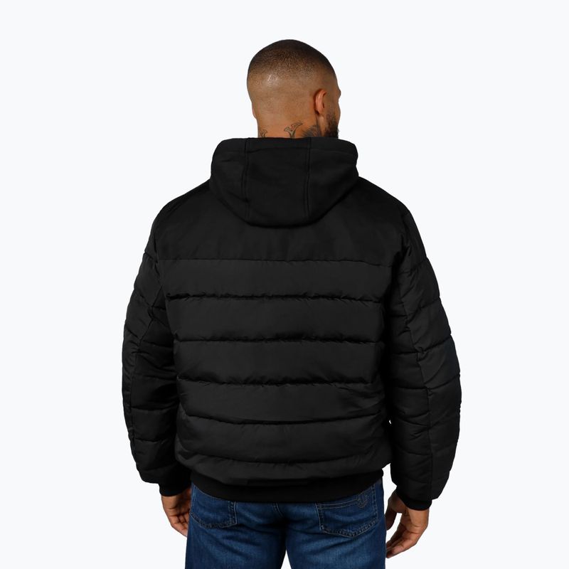 Geacă pentru bărbați Pitbull Hidden Quilted Hooded black/black 3