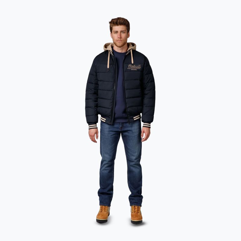 Geacă pentru bărbați Pitbull Hidden Quilted Hooded dark navy/beige 2