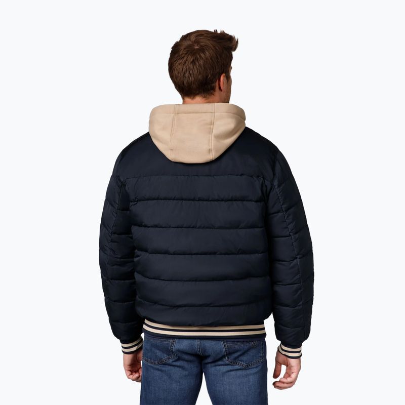 Geacă pentru bărbați Pitbull Hidden Quilted Hooded dark navy/beige 3