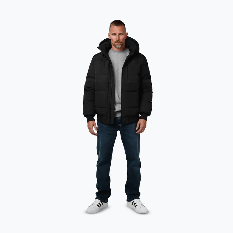 Geacă de iarnă pentru bărbați Pitbull Patton Quilted Hooded black 2