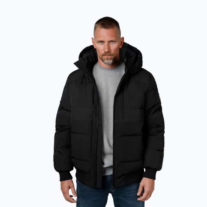 Geacă de iarnă pentru bărbați Pitbull Patton Quilted Hooded black 4