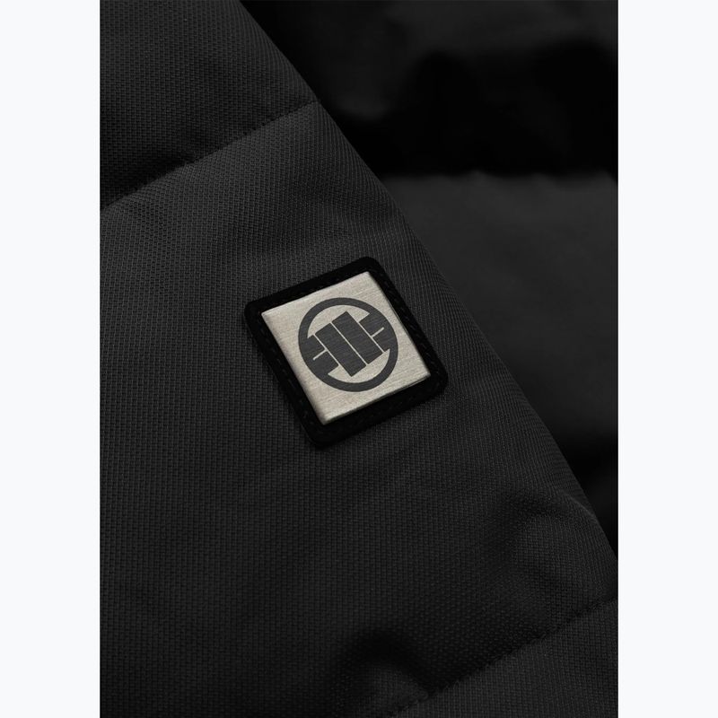 Geacă de iarnă pentru bărbați Pitbull Patton Quilted Hooded black 12
