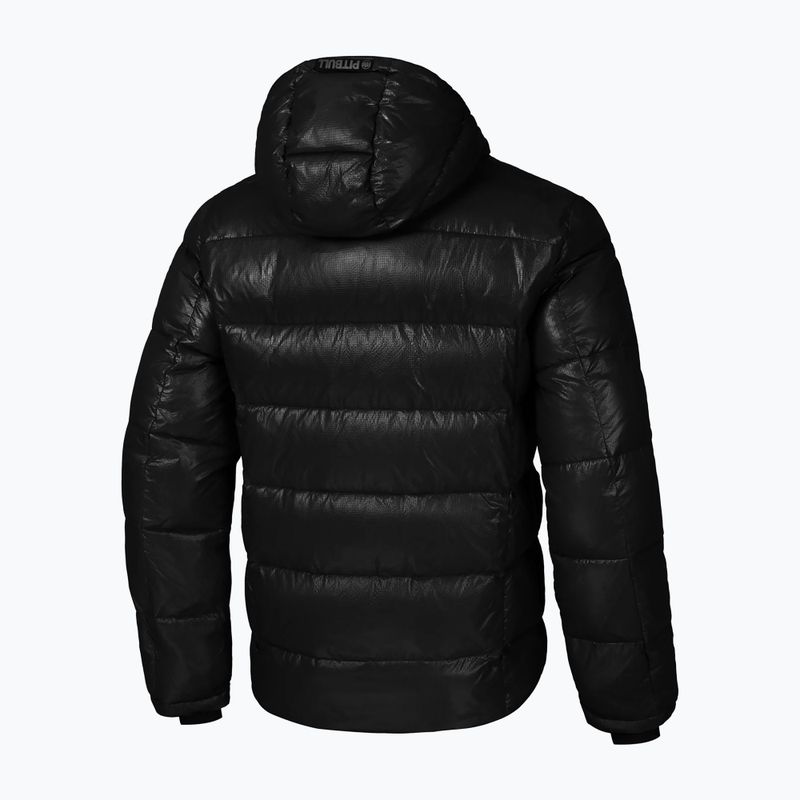 Geacă de iarnă pentru bărbați Pitbull Pepperwood Ribstop Padded Hooded black 2