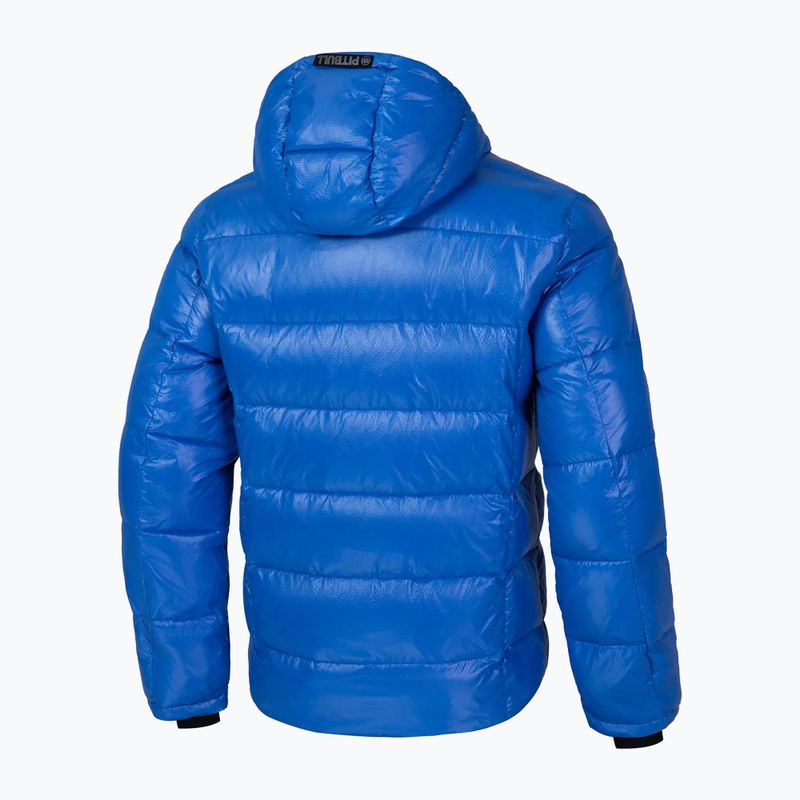 Geacă de iarnă pentru bărbați Pitbull Pepperwood Ribstop Padded Hooded blue 2