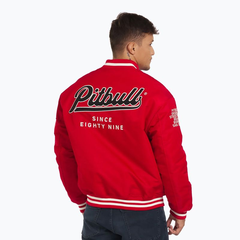 Pitbull West Coast bărbați Seabridge Varsity sacou roșu 3