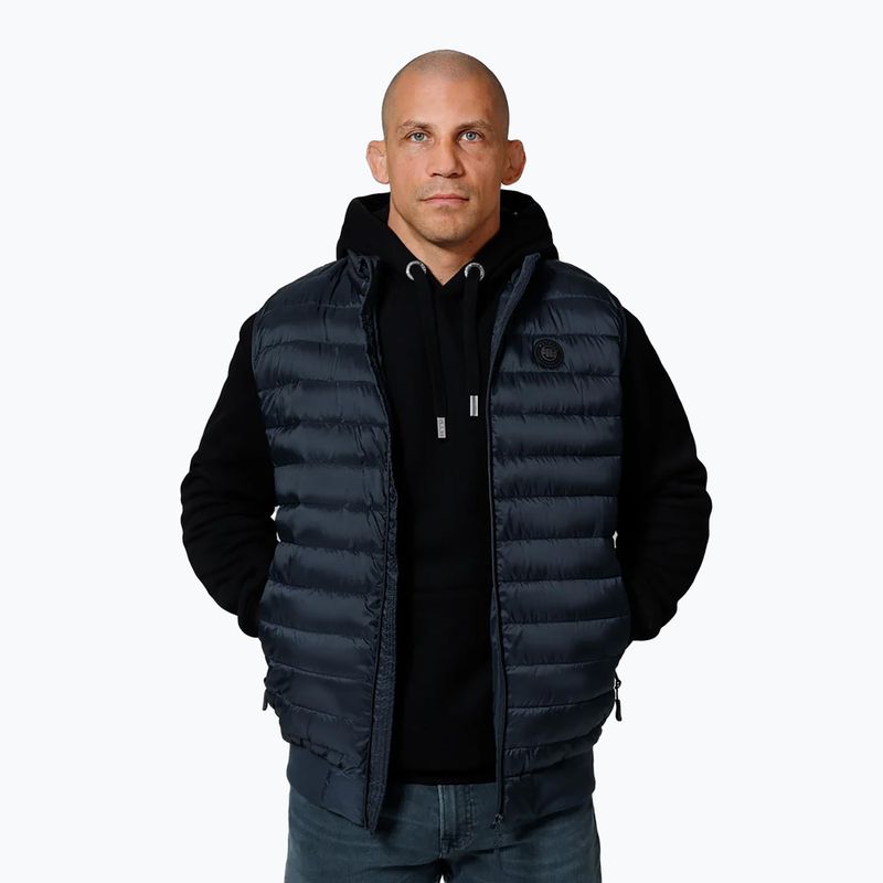 Vestă pentru bărbați Pitbull Lancaster Quilted dark navy