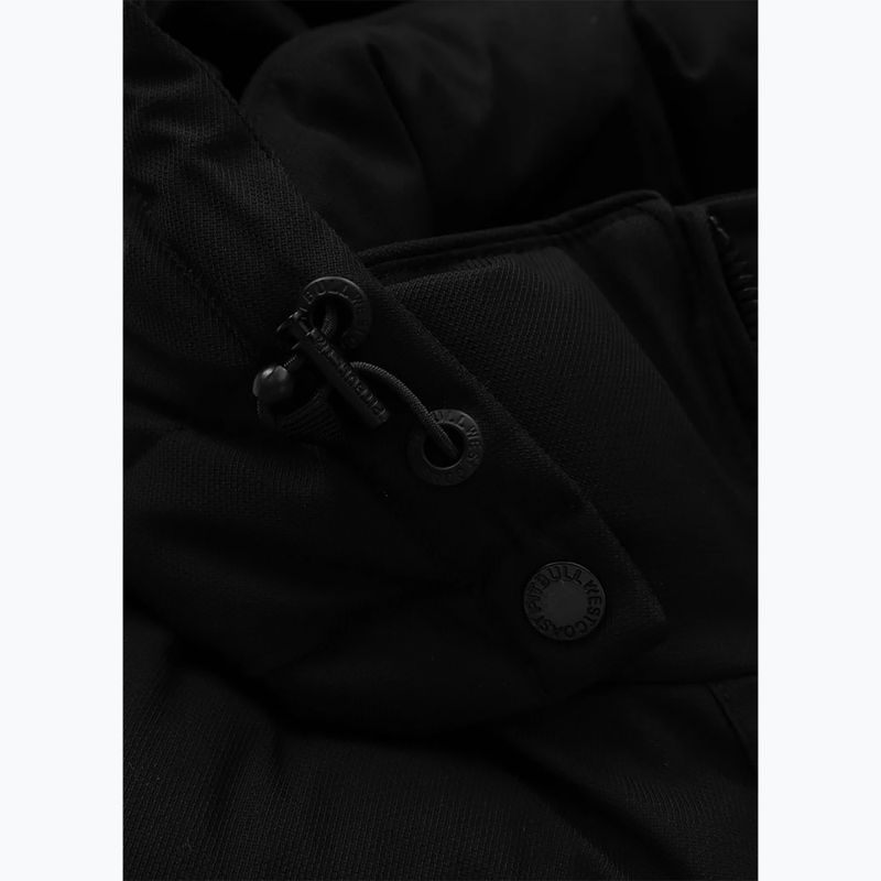 Vestă pentru bărbați Pitbull Patton Quilted Hooded black 9