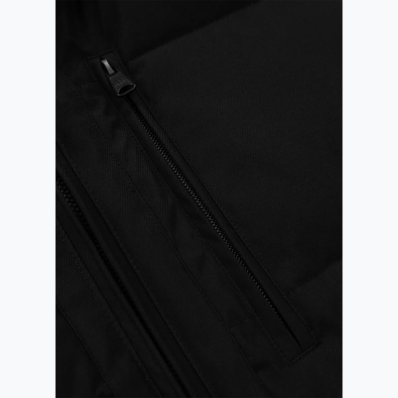 Vestă pentru bărbați Pitbull Patton Quilted Hooded black 12