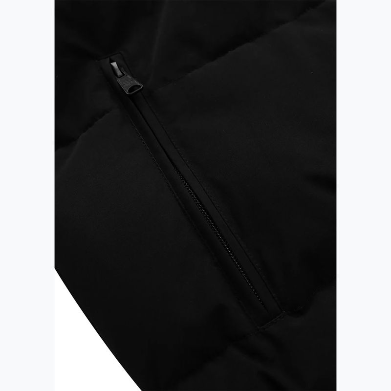 Vestă pentru bărbați Pitbull Patton Quilted Hooded black 13