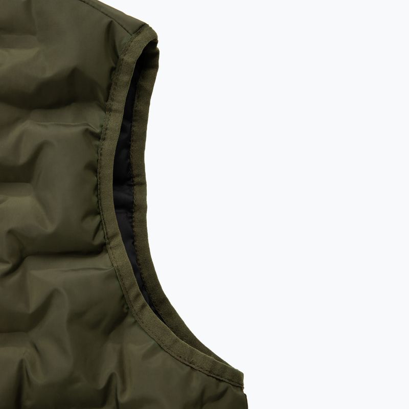 Vestă pentru bărbați Pitbull Carver Quilted Hooded olive 9