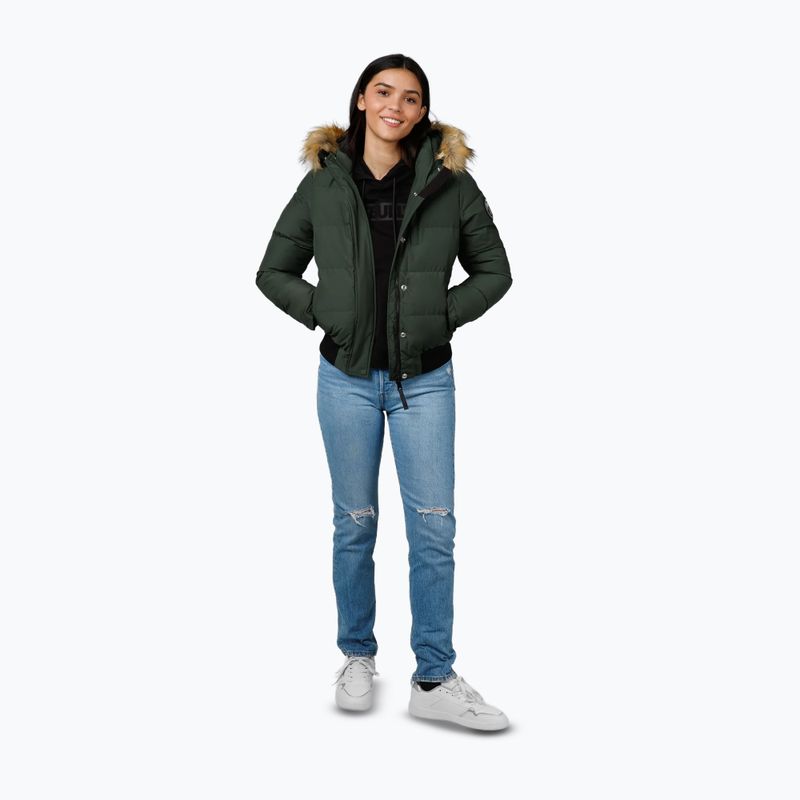 Geacă de iarnă pentru femei Pitbull Azalea Quilted Hooded olive 2