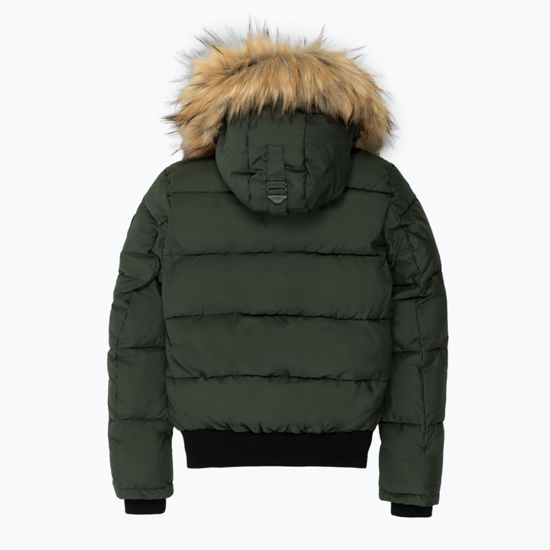 Geacă de iarnă pentru femei Pitbull Azalea Quilted Hooded olive 2