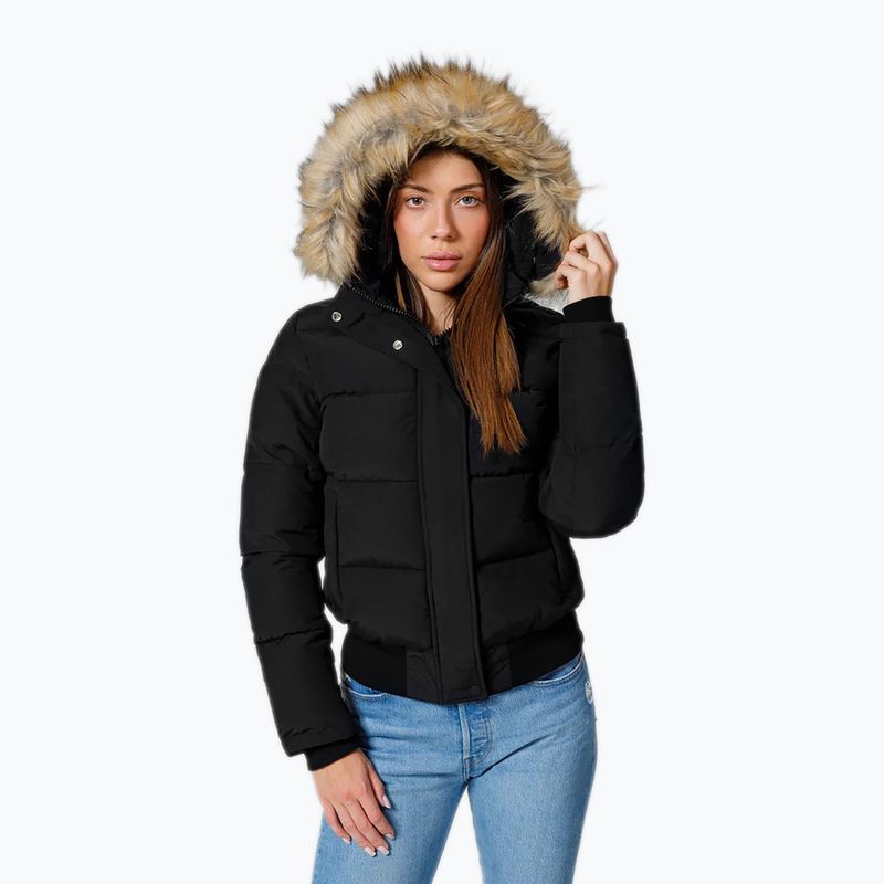 Geacă de iarnă pentru femei Pitbull Azalea Quilted Hooded black 4