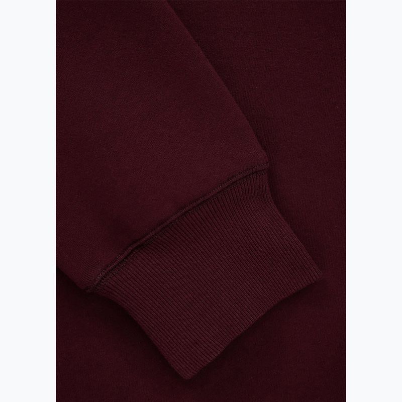 Bluză pentru bărbați Pitbull Small Logo Crewneck burgundy 4