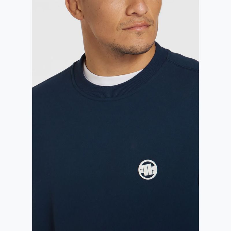 Bluză pentru bărbați Pitbull Small Logo Crewneck navy 4