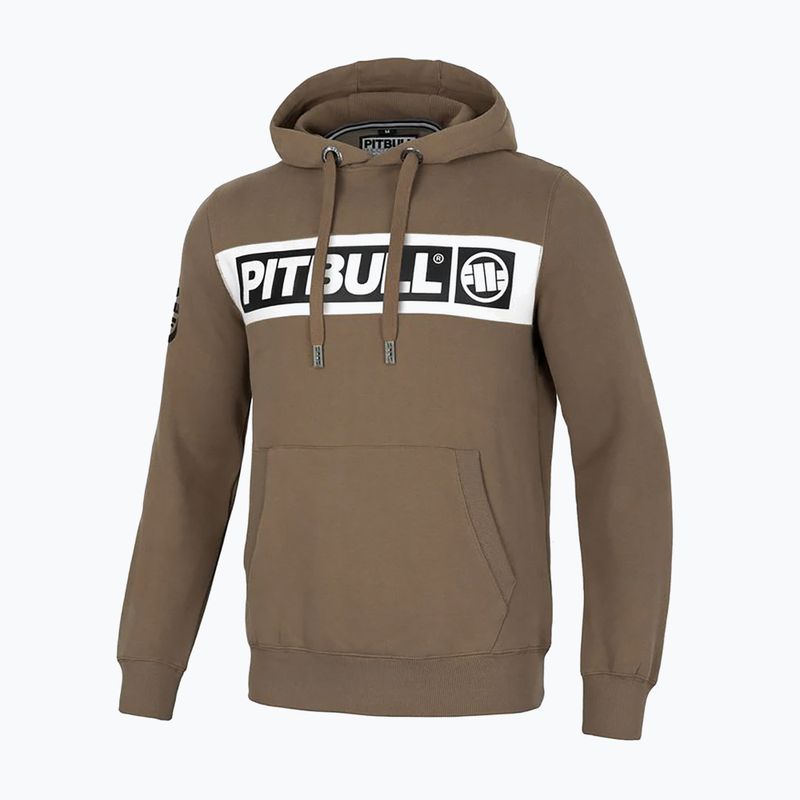 Bluză pentru bărbați Pitbull Sherwood Hooded brown 6