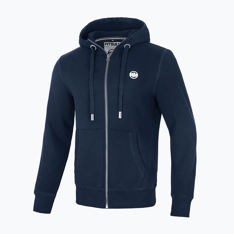 Bluză pentru bărbați Pitbull Small Logo Hooded Zip navy