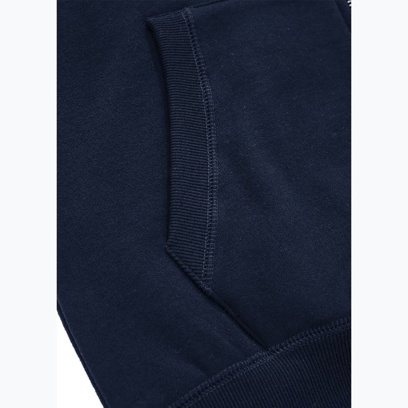 Bluză pentru bărbați Pitbull Small Logo Hooded Zip navy 4