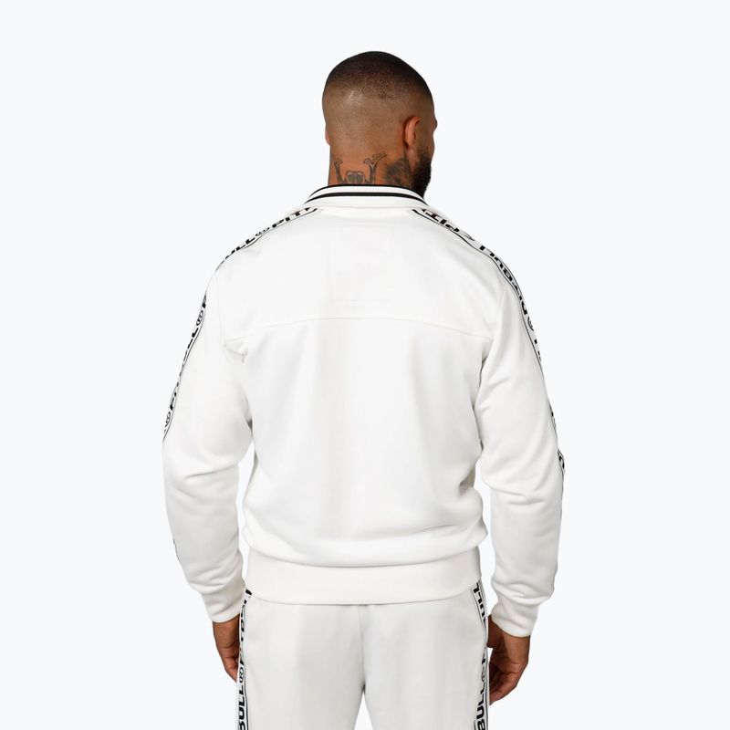 Bluză pentru bărbați Pitbull Trackjacket Tape Logo Terry Group off white 3
