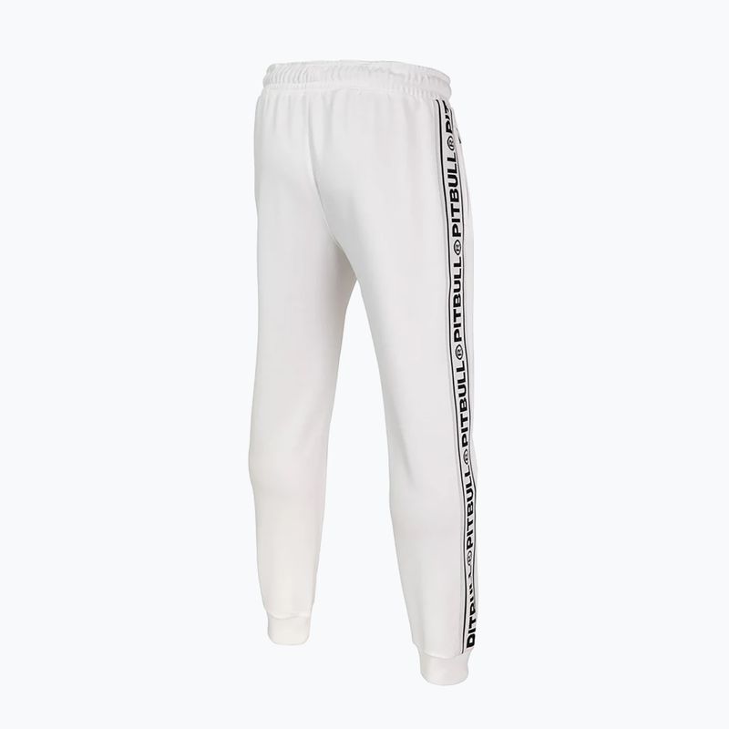 Pantaloni pentru bărbați Pitbull Trackpants Tape Logo Terry Group off white 6