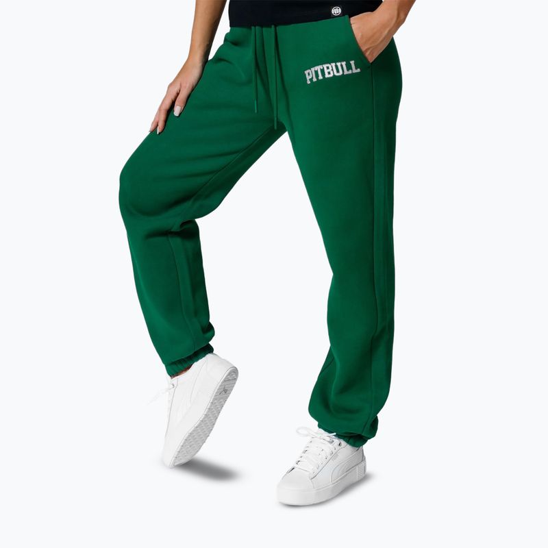 Pantaloni pentru femei Pitbull Tyrian Trackpants green