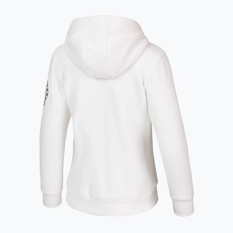 Hanorac pentru femei Pitbull Sherpa Ruffina Hooded Zip off white 2