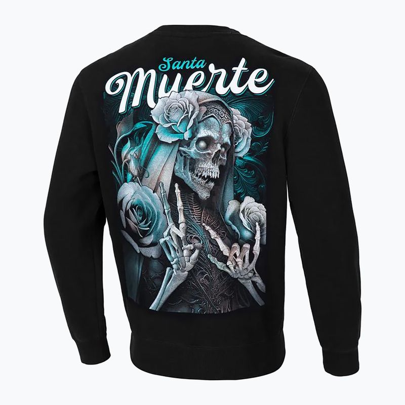 Bărbați Pitbull West Coast Crewneck Santa Muerte tricou negru 2